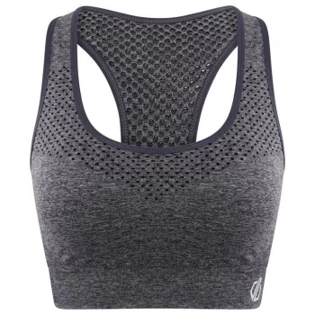 Image of Dare2B Dont Sweat It Sports Bra - Ebony/Ebony