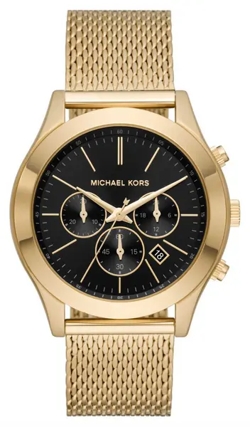 Image of Michael Kors MK9057 Slim Runway Black Chronograph Dial Watch