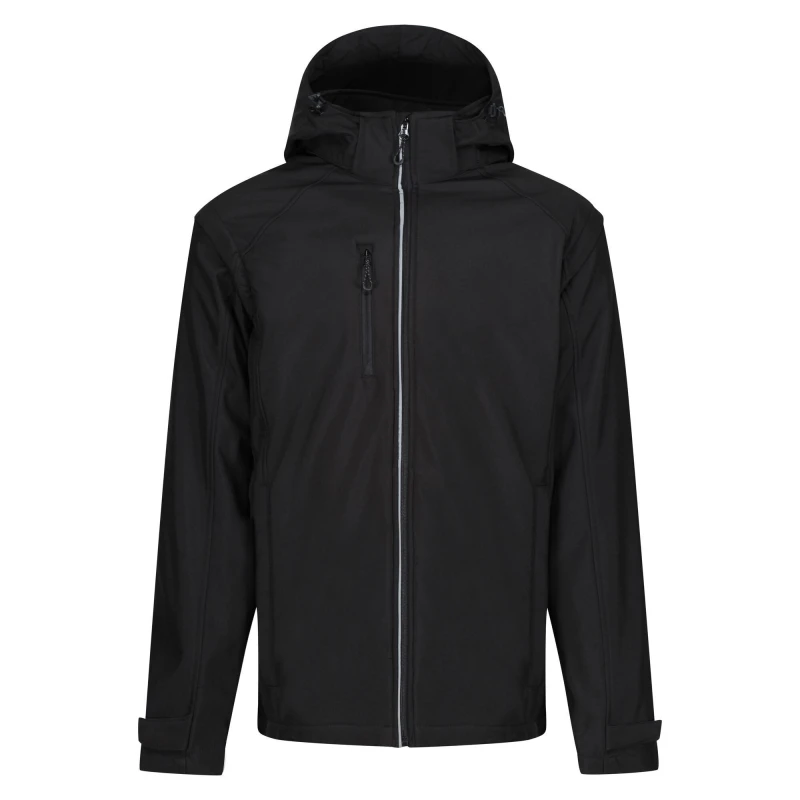 Image of Regatta Professional Mens 4 in 1 Soft Shell Jacket in Black Size: Small Black Male S