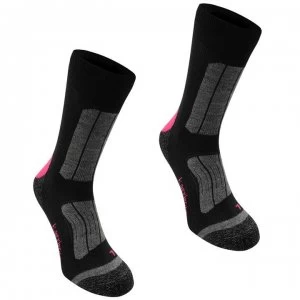 Image of Karrimor Trekking Socks Ladies - Black/Fucshia