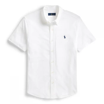 Image of Polo Ralph Lauren Short Sleeve Mesh Shirt - White