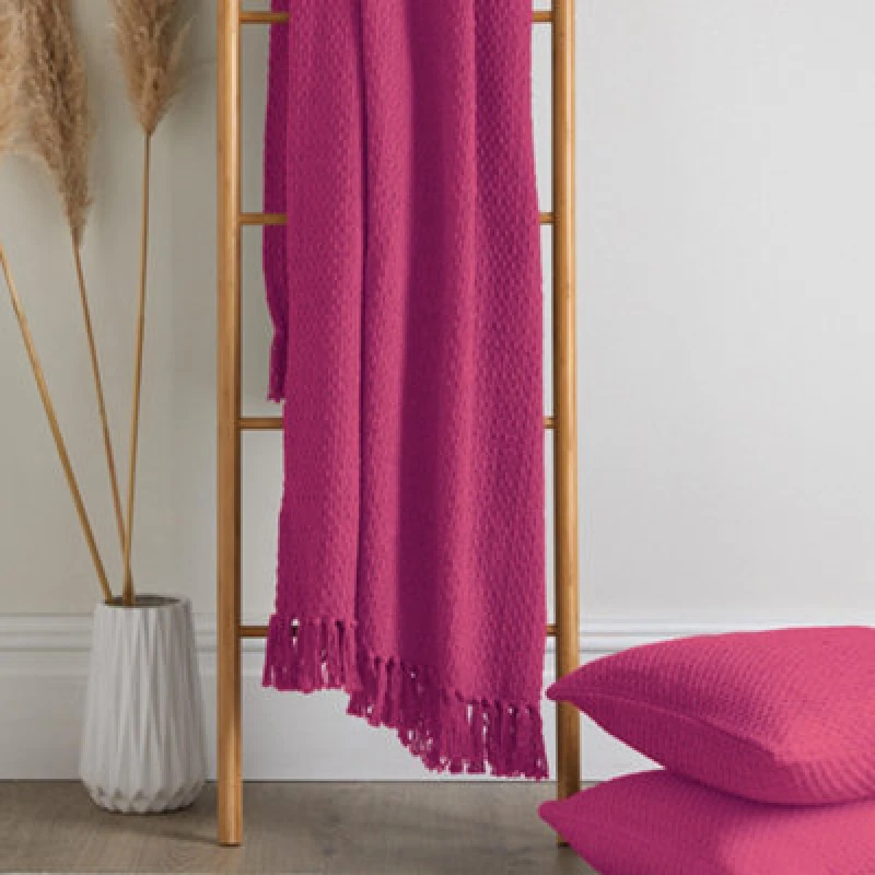 Image of Drift Home 'Hayden' Eco-Friendly Throw Pink