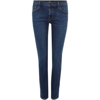Image of J Brand Mid Rise Skinny Jean in Mesmeric - Blue