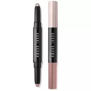 Image of Bobbi brown dual-ended long-wear cream shadow stick - platinum pink / antique rose