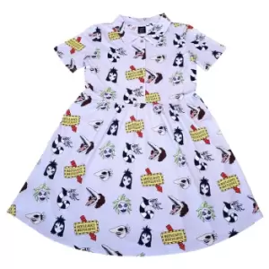 Image of Cakeworthy Beetlejuice Button Up Dress - S