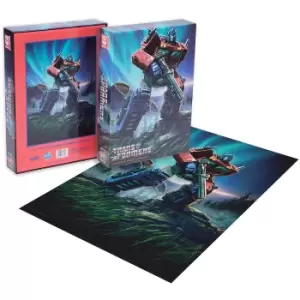 Image of DUST! Transformers Optimus Prime 1000pc Puzzle - Zavvi Exclusive