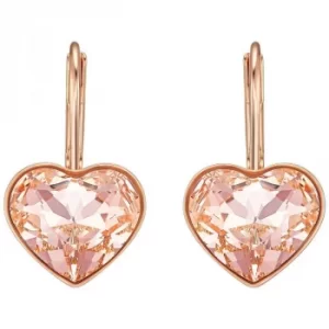 Image of Swarovski Bella Heart Pierced Earrings