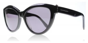 Image of Alexander McQueen AM0003S Sunglasses Black 001 56mm