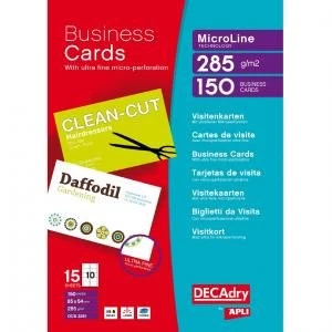 Image of Microline Bus Card 285gsm Wt 150cards