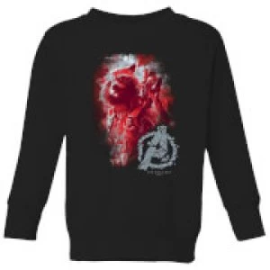 Image of Avengers Endgame Rocket Brushed Kids Sweatshirt - Black - 3-4 Years