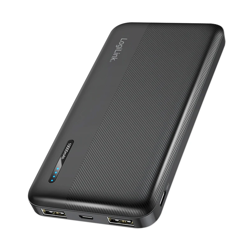 Image of LogiLink PA0338RF power bank 10000 mAh Black