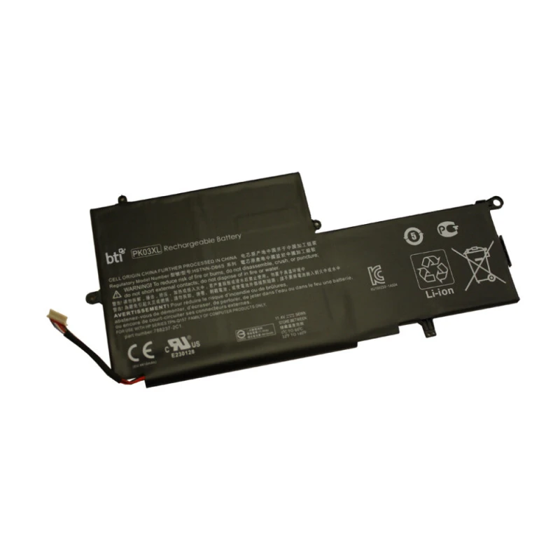 Image of BTI BTI 789116-005 compatible 56Wh 3-cell battery for HP Spectre X360 13 series 789116-005-BTI