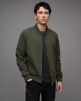 Image of AllSaints Bassett Ramskull Bomber Jacket
