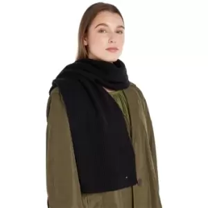 Image of Tommy Hilfiger Essential Flag Scarf - Black