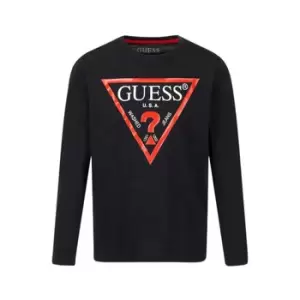 Image of Guess MILLO boys's in Black. Sizes available:8 ans,10 ans,12 ans,14 ans,16 ans