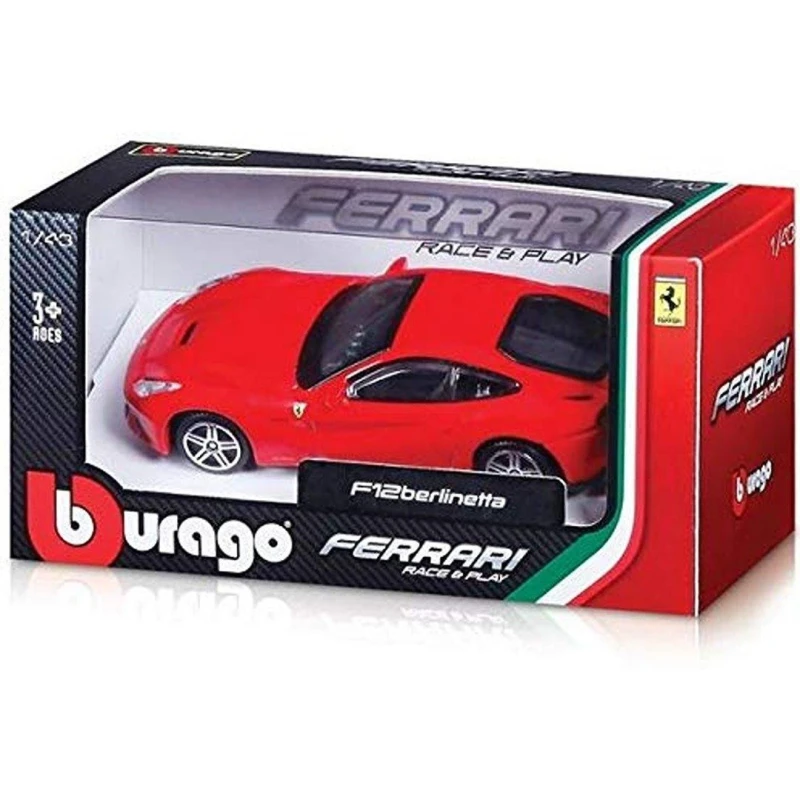 Image of Bburago 1:43 Scale Ferrari Race and Play (Styles Vary One Supplied) Multi unisex