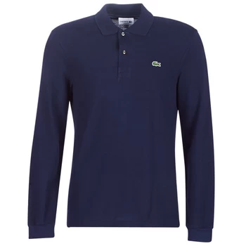Image of Lacoste Sportswear Classic Long Sleeve Pique Polo Shirt - Navy, Size 6, Men