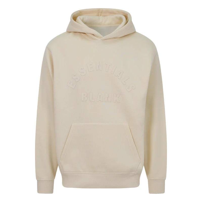 Image of Blank Essentials Arch Hoodie Mens Summer Sand male Small