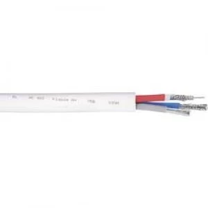 Image of Coax Outside diameter 6.90 mm 75 120 dB White Interkabel AC 400 Sold by the metre