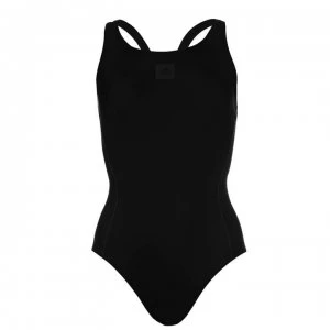 Image of adidas adidas Womens Must Haves Fit Solid Swimsuit - Black/Uti Blk