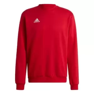 Image of adidas Entrada 22 Sweatshirt Mens - Team Power Red 2