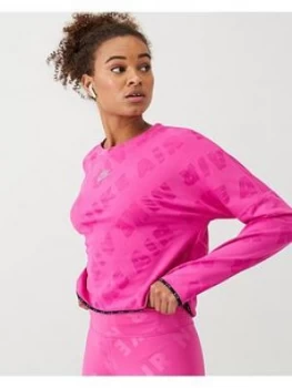 Image of Nike Running Air Sweat Top - Pink