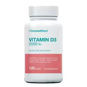 Image of Chemist Direct Vitamin D3 2000iu