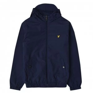 Image of Lyle and Scott Zip Hooded Jacket - Navy