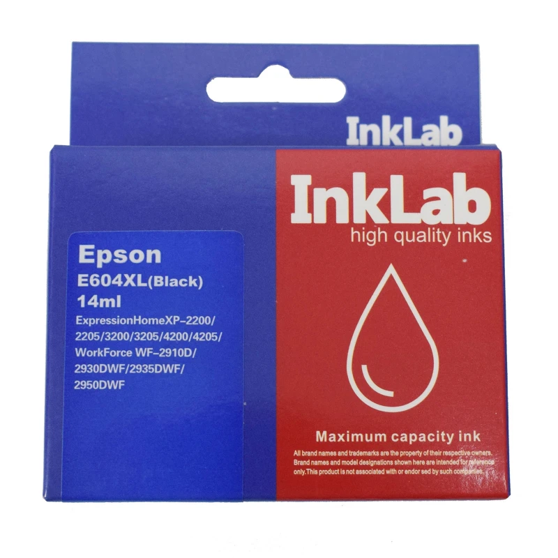 Image of InkLab 604 Epson Compatible Black Replacement Ink
