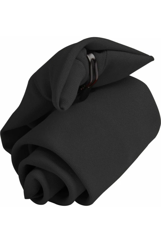 Image of Premier Premier Men Tie - Plain Workwear Clip On Tie Pack of 2 in Black One Size Male 5059269153526