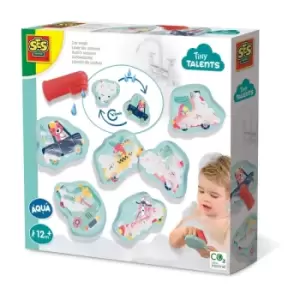 Image of SES CREATIVE Tiny Talents Car Wash Bath Toy, 12 Months and Above (13099)