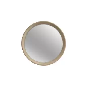 Image of Luna Round Wall Mirror Wood Fsc 40 Cm - NATURAL