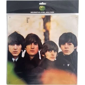 Image of The Beatles For Sale Album Steel Wall Sign