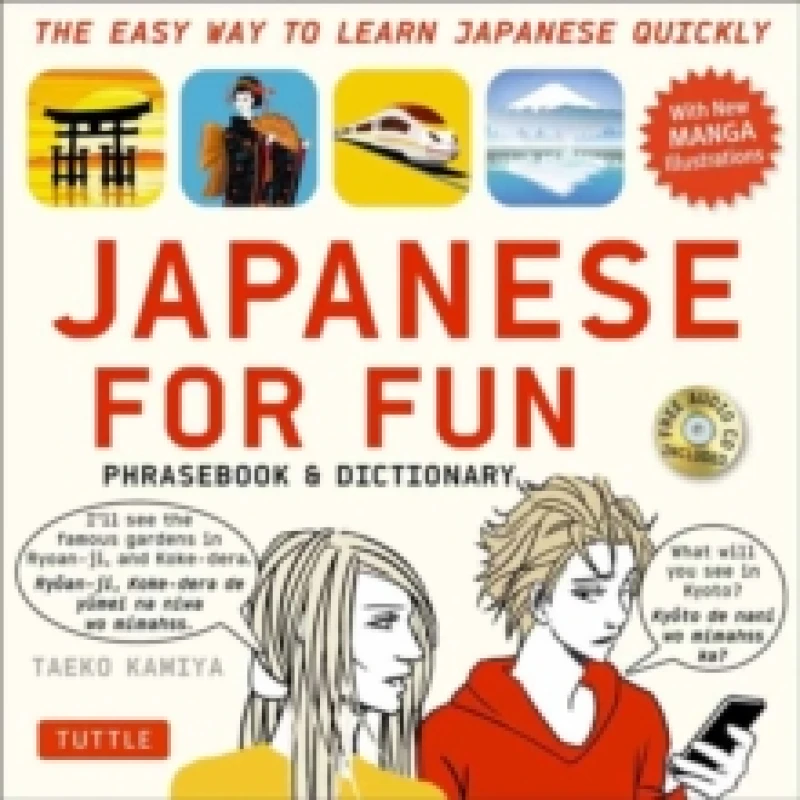 Image of Japanese For Fun Phrasebook & Dictionary : The Easy Way to Learn Japanese Quickly (Audio Included) Multiple-component retail product