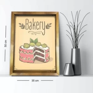 Image of 3550AHS-066 Multicolor Decorative Framed MDF Painting