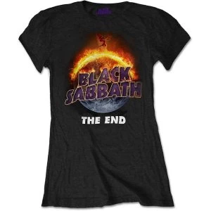 Image of Black Sabbath - The End Womens Medium T-Shirt - Black