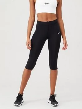 Image of Nike NSW Knee Length Leg-A-See Legging - Black Size M Women