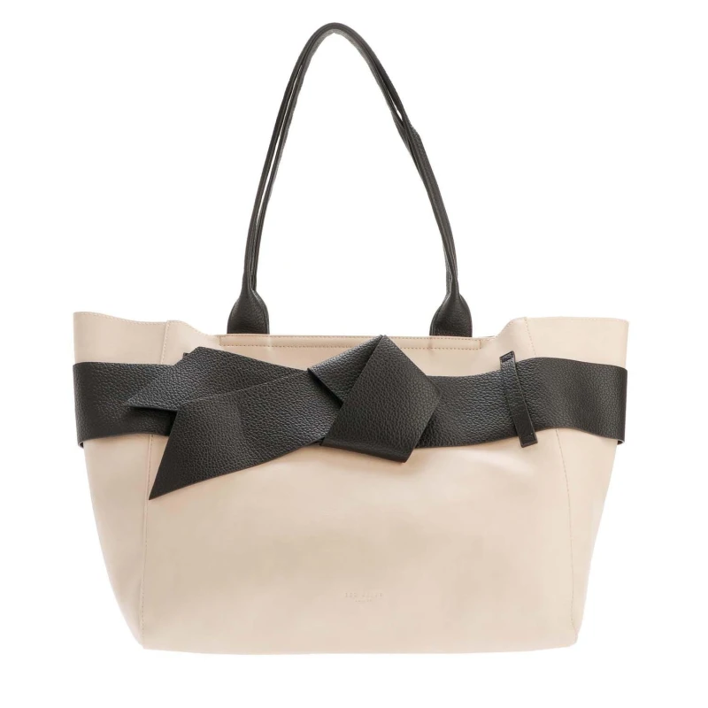 Image of Ted Baker Jimma Large Knot Bow Tote Bag - White White One Size