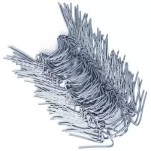 Image of 50x Greenhouse Clips Glazing Clip Glass Pane Fixing Set of 50 Polycarbonate Panel Wire Fixing