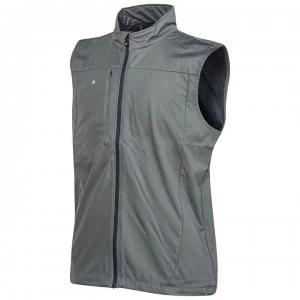 Image of Oscar Jacobson Gregory Pin Gilet Mens - Grey