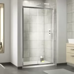 Image of Pacific Sliding Shower Door 1700mm Wide - 6mm Glass - Nuie