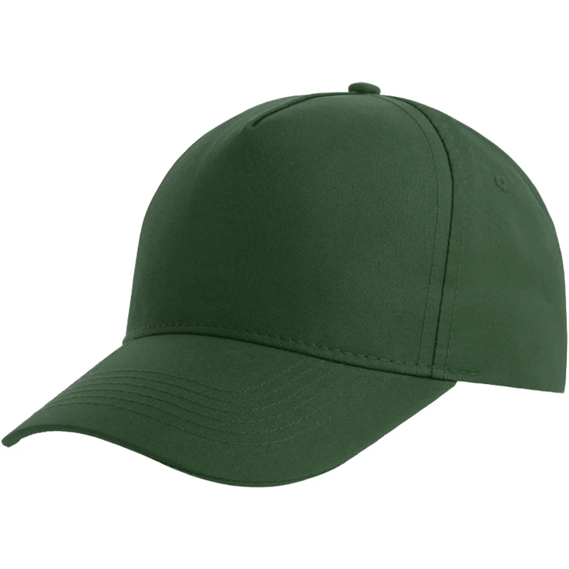 Image of Atlantis Atlantis Men Recy Five Polyester Baseball Cap in Bottle Green Bottle Green One Size Male 5063703635196