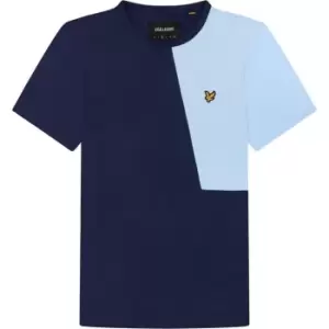 Image of Lyle and Scott Cut Sew T-Shirt Mens - Blue