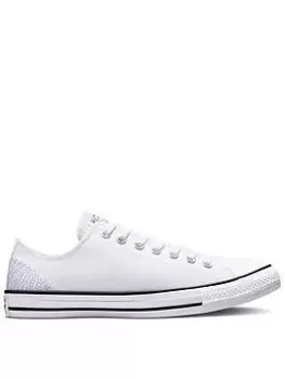 Image of Converse Chuck Taylor All Star Canvas Ox - White/Grey Size 9, Men