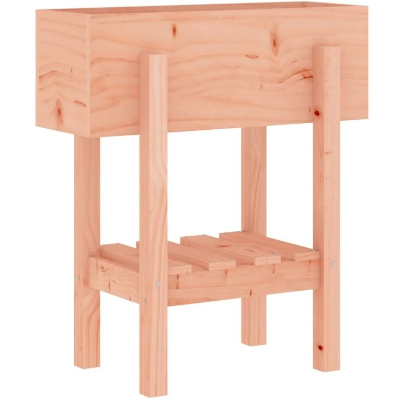 Image of vidaXL Garden Planter 62x30x69cm Solid Wood Douglas, Brown 825238