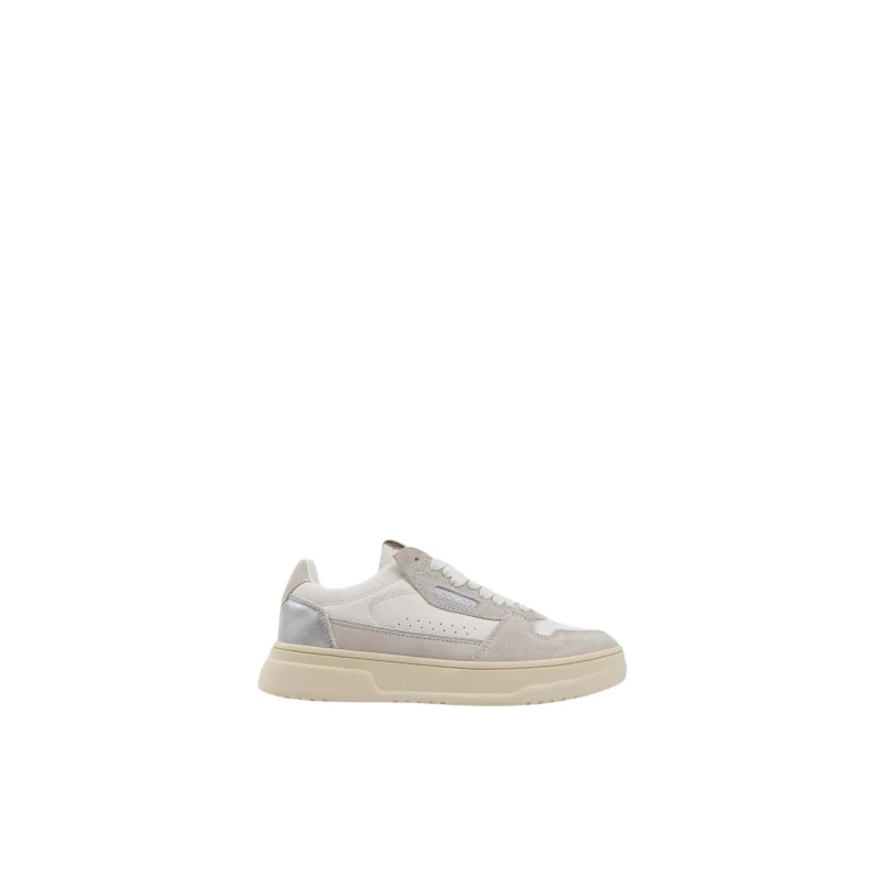 Image of Mim Shoes Leather Trainers woman Mim Trainers Mist Low Blanc Female 39