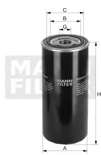 Image of Hydraulic Filter WD950/2 by MANN