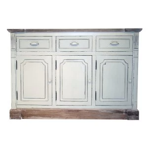 Image of Charles Bentley Shabby Chic Vintage French Style Cabinet Sideboard with Drawers