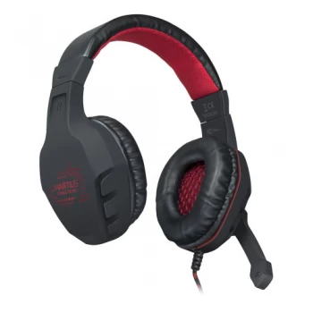 Image of Speedlink Martius Stereo Illuminated Gaming Headphone Headset Black/Red - sl-860001-bk