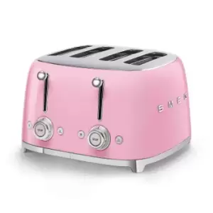 Image of SMEG 50s Retro Style TSF03PKUK 2 Slice Toaster